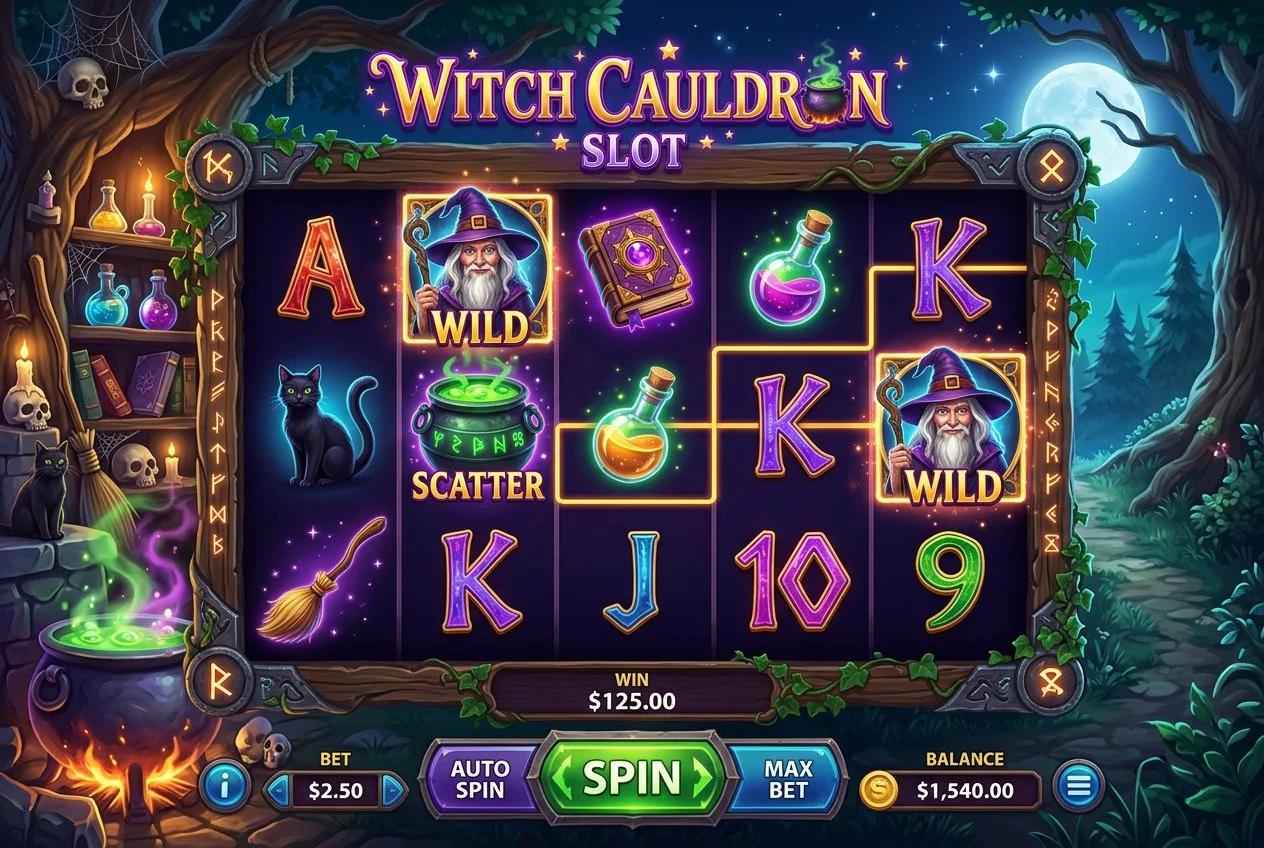 Witch Cauldron Fisher Slot